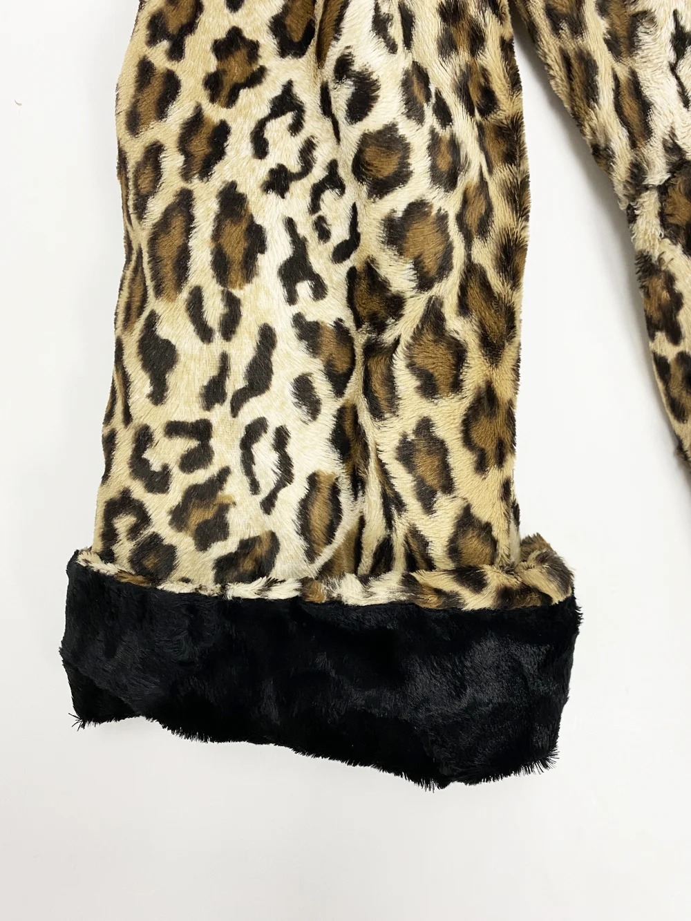 Norma Kamali 80s faux fur leopard coat — JAMES VELORIA
