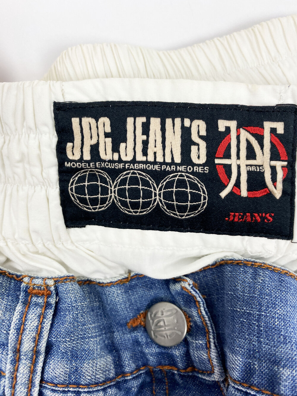 Jean Paul Gaultier S/S 1994 deconstructed denim pants Jean Paul Gaultier S/S 1994 deconstructed denim pants
