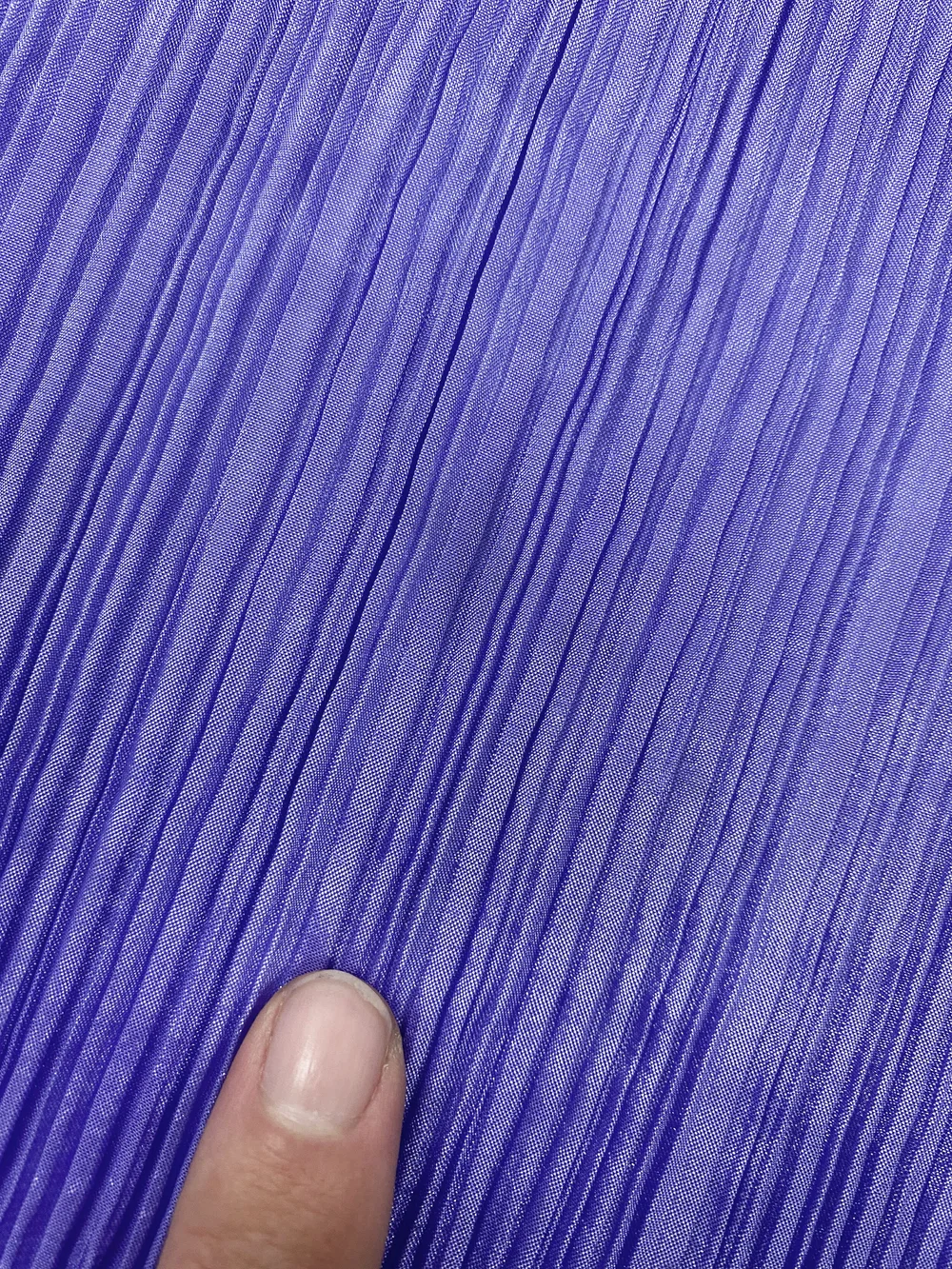 Pleats Please lavender Madame T shawl — JAMES VELORIA