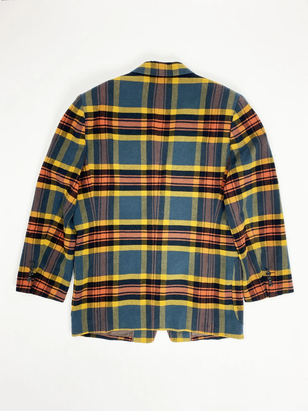 Matsuda 80s plaid oversized blazer — JAMES VELORIA