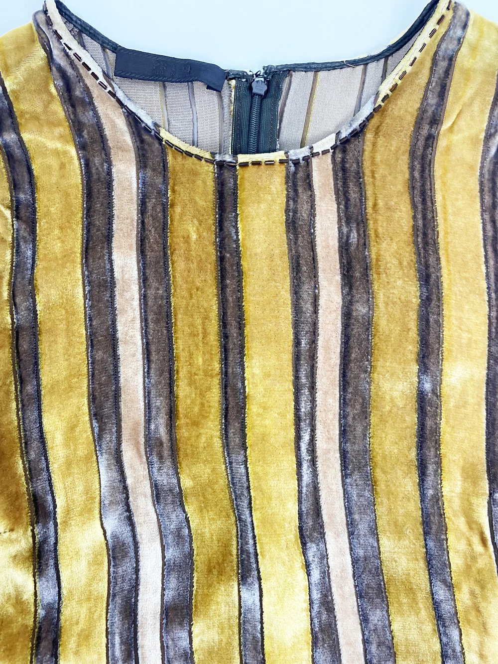 Prada F/W 1997 beaded silk velvet dress — JAMES VELORIA