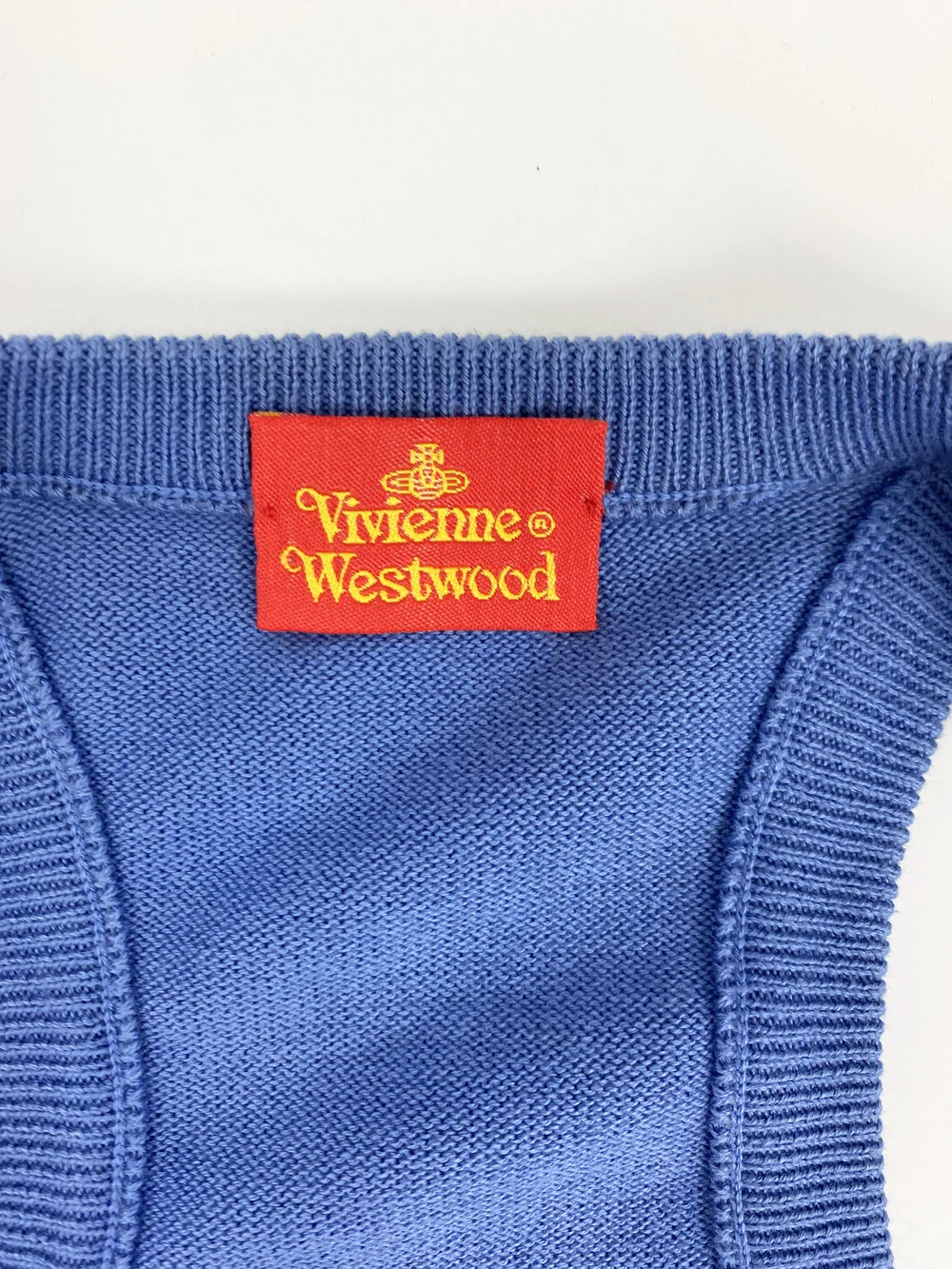 Vivienne Westwood 90s blue knit dress — JAMES VELORIA