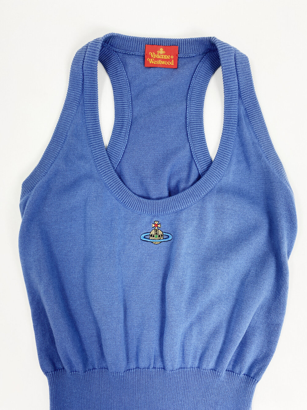 Vivienne Westwood 90s blue knit dress — JAMES VELORIA Vivienne Westwood 90s blue knit dress — JAMES VELORIA