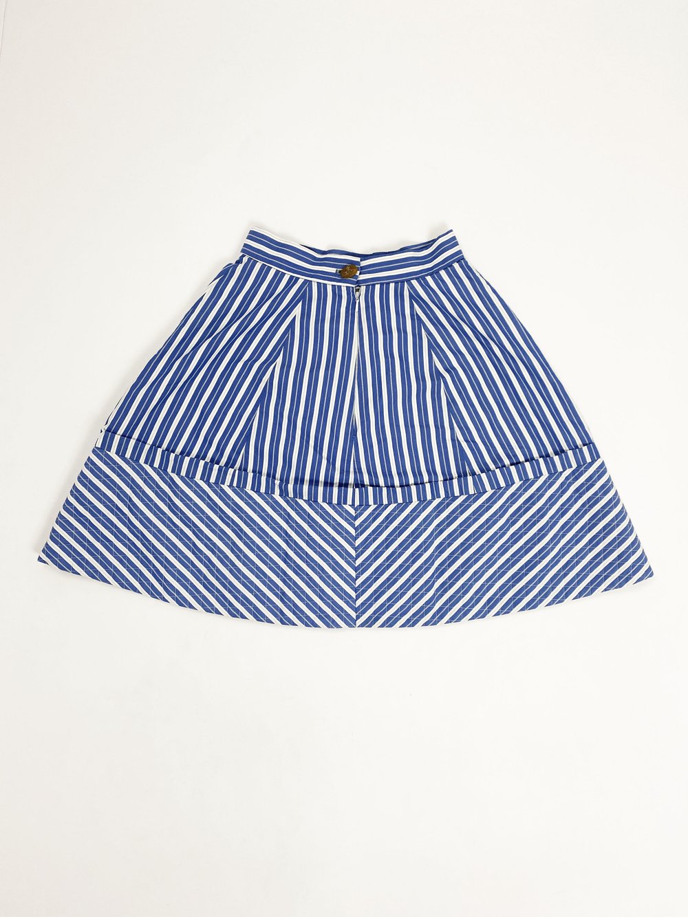 Vivienne Westwood S/S 1996 quilted padded hem skirt — JAMES VELORIA