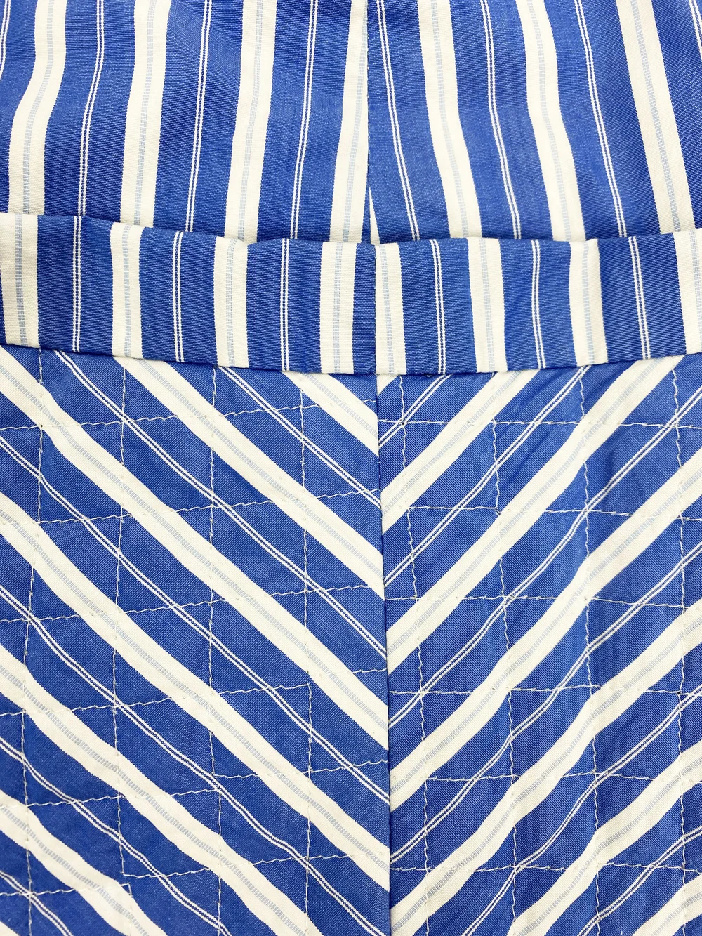 Vivienne Westwood S/S 1996 quilted padded hem skirt — JAMES VELORIA