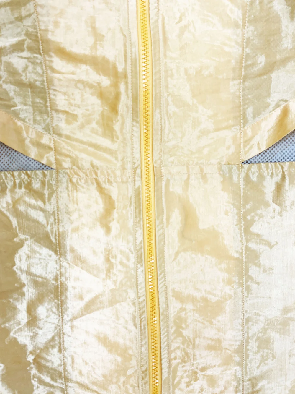 Issey Miyake Windcoat yellow nylon raincoat — JAMES VELORIA