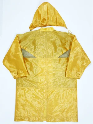 ジャケット・アウター archive issey miyake yellow nylon jacket Issey Miyake Windcoat yellow nylon raincoat — JAMES VELORIA