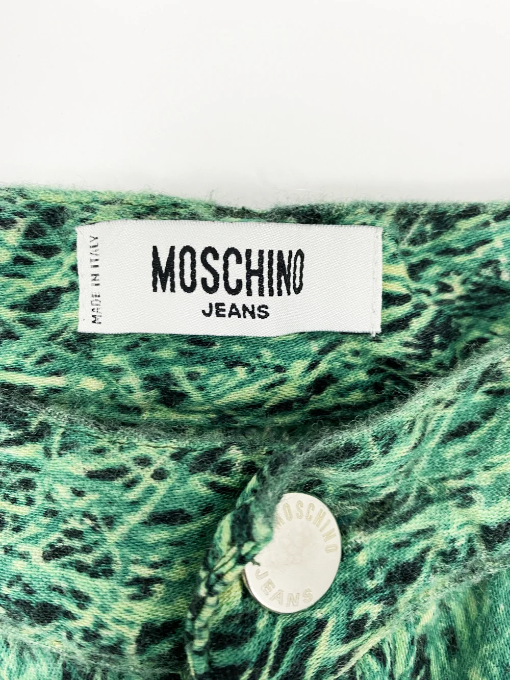 MOSCHINO JEANS グリーン チェック テーラードジャケット LL MOSCHINO JEANS グリーン チェック テーラードジャケット LL - メルカリ