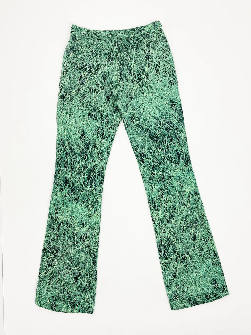 Moschino 90s grass print pants — JAMES VELORIA
