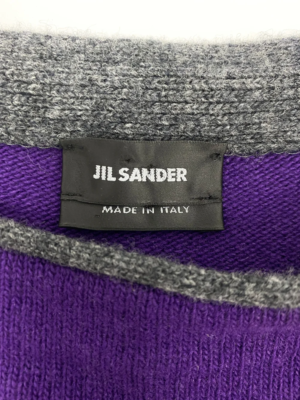 ワンピース Jil Sander Purple Blend Sweater Dress Jil Sander F/W 2014 purple cashmere sweater — JAMES VELORIA