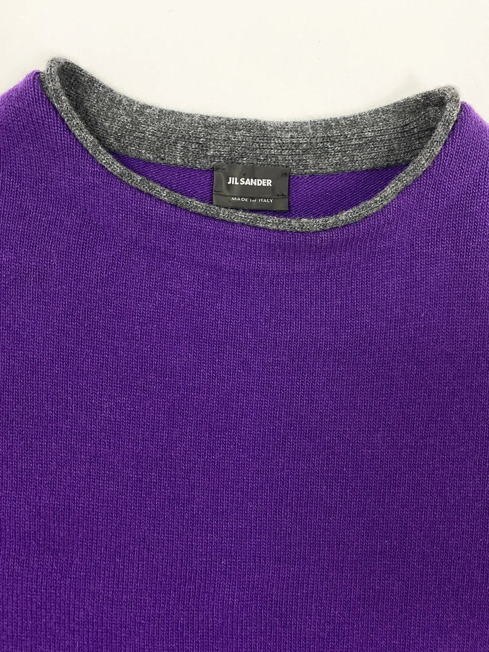 Jil Sander F/W 2014 purple cashmere sweater — JAMES VELORIA