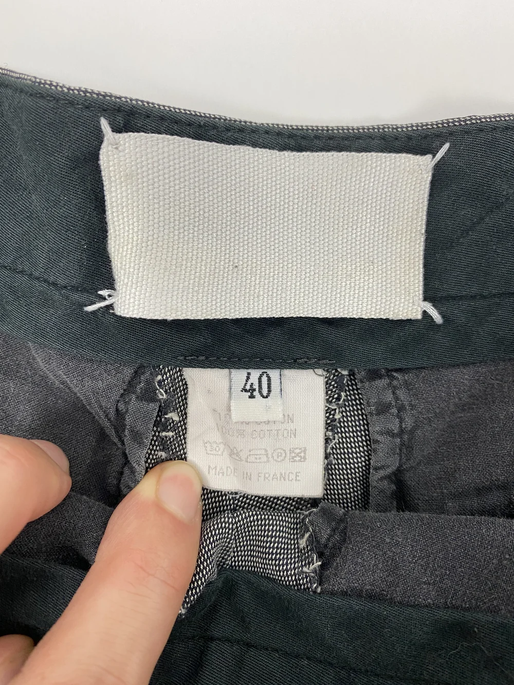 Maison Martin Margiela S/S 2001 pants with two back sides — JAMES