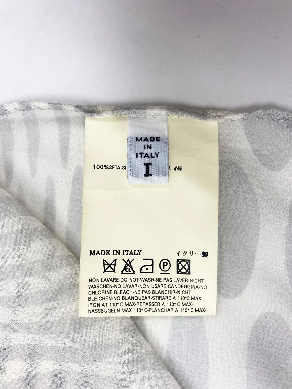 Maison Martin Margiela S/S 2006 polka dot chiffon poncho — JAMES