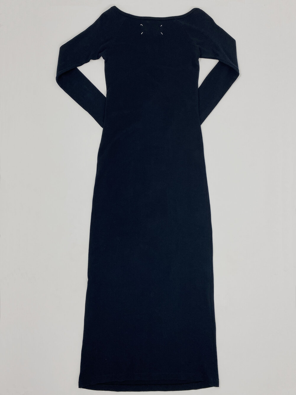 Maison Martin Margiela 90s scoop neck knit maxi dress — JAMES VELORIA