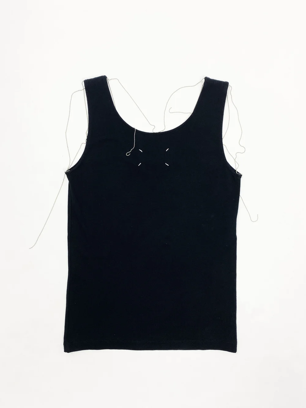 トップス Martin Margiela 2006AW DS VEST Maison Martin Margiela Line 1 Asymmetric Layered Vest Top