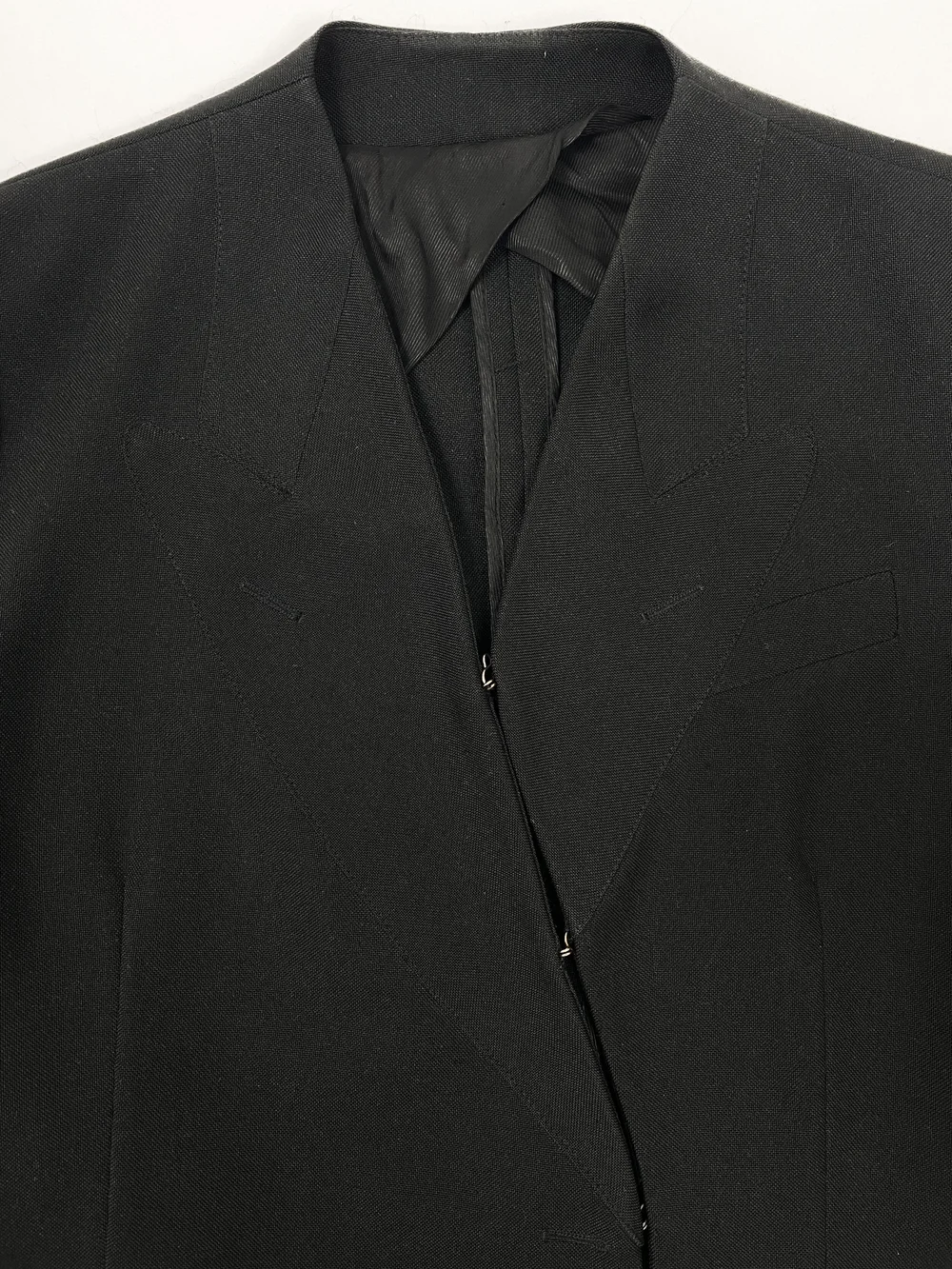 Maison Martin Margiela S/S 1999 fused lapel blazer — JAMES VELORIA