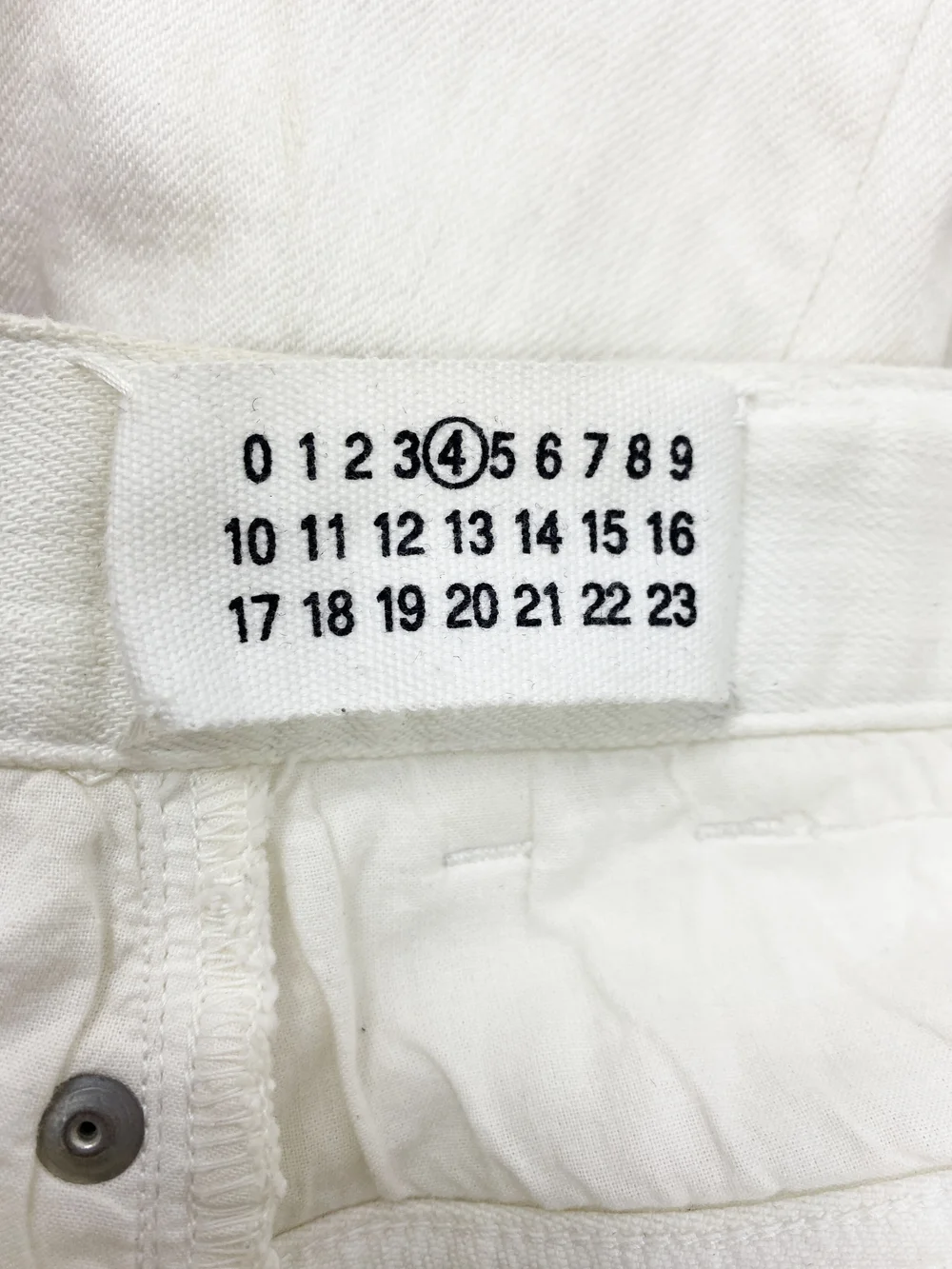 パンツ Maison Martin Margiera white jeans MAISON MARGIELA Jeans Painted Denim Trousers White + H&M | eBay