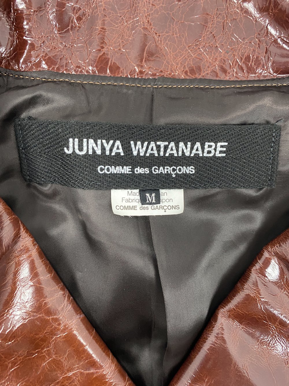 Junya Watanabe F/W 2011 patent leather jacket — JAMES VELORIA
