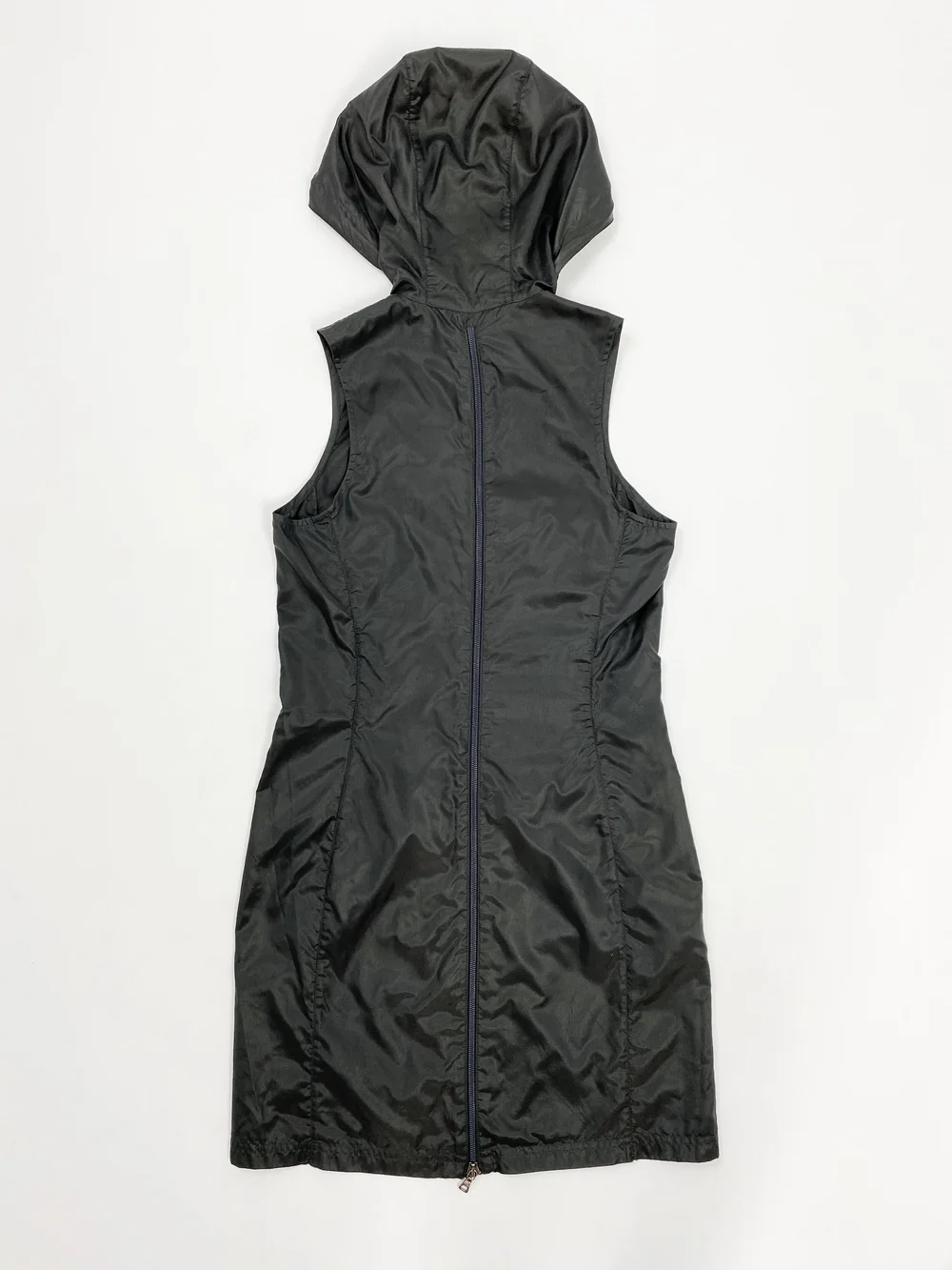 Prada Sport S/S 1999 nylon hooded zip dress — JAMES VELORIA