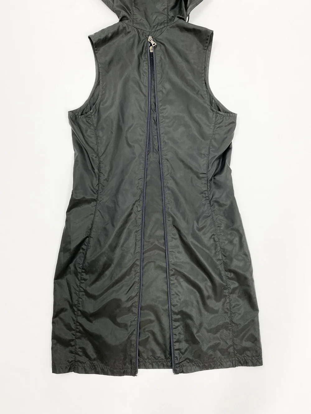 Prada Sport S/S 1999 nylon hooded zip dress — JAMES VELORIA