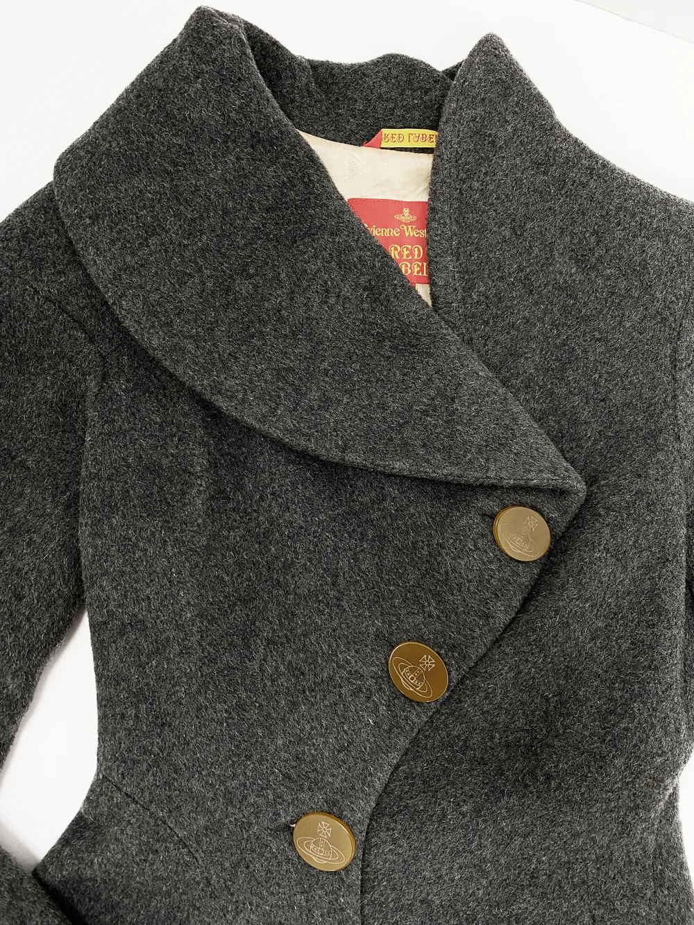 Vivienne Westwood F/W 2000 twisted camel hair coat — JAMES VELORIA