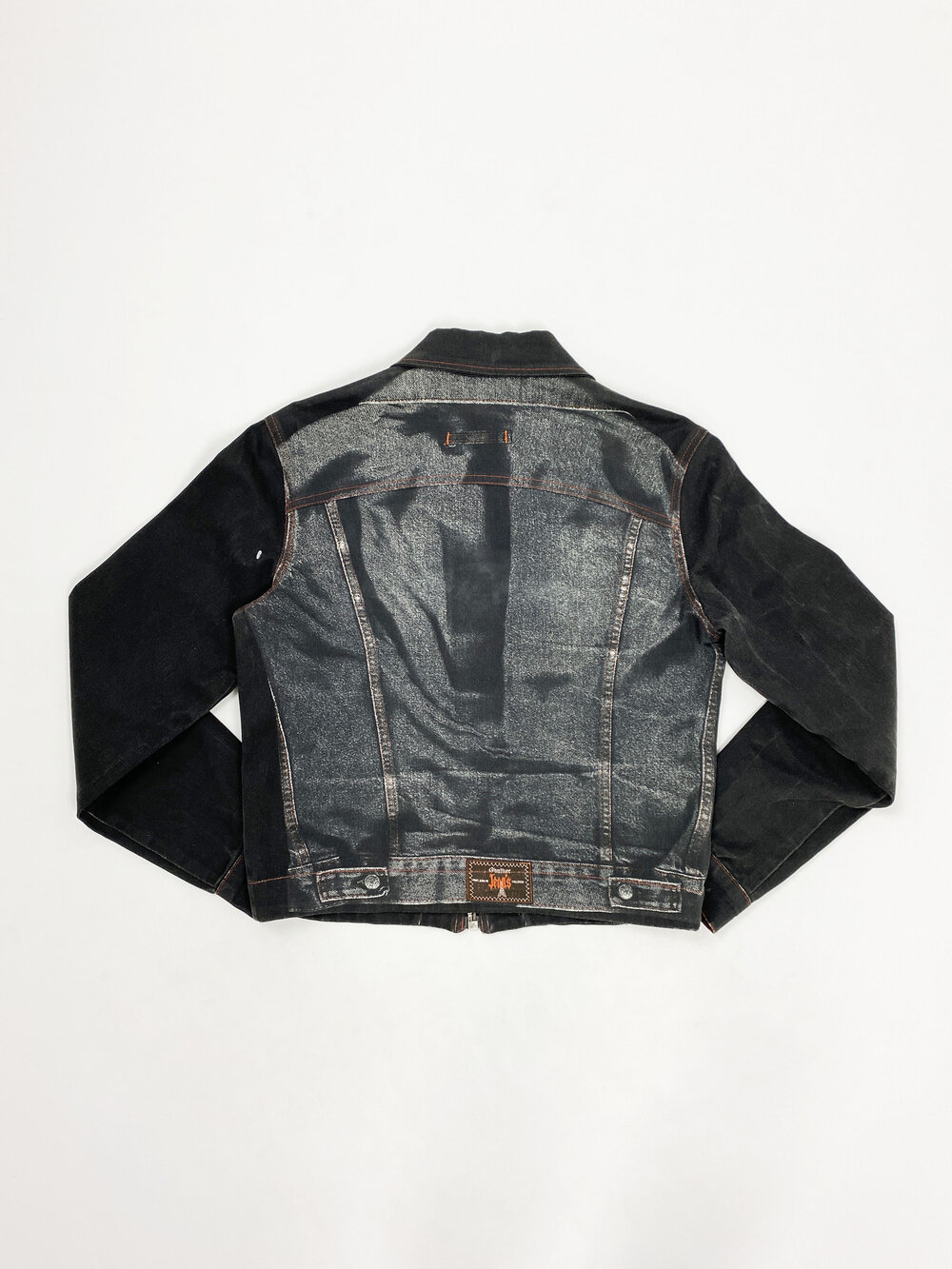 Jean Paul Gaultier trompe l'oeil jeans print jacket — JAMES VELORIA