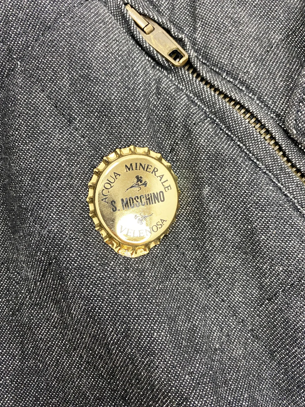 Moschino 90s bottle cap jacket — JAMES VELORIA