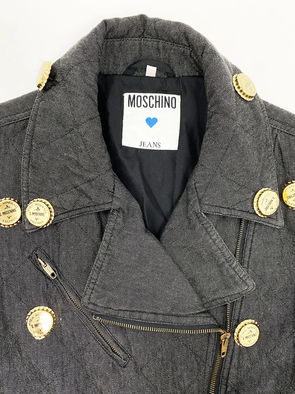 Moschino 90s bottle cap jacket — JAMES VELORIA