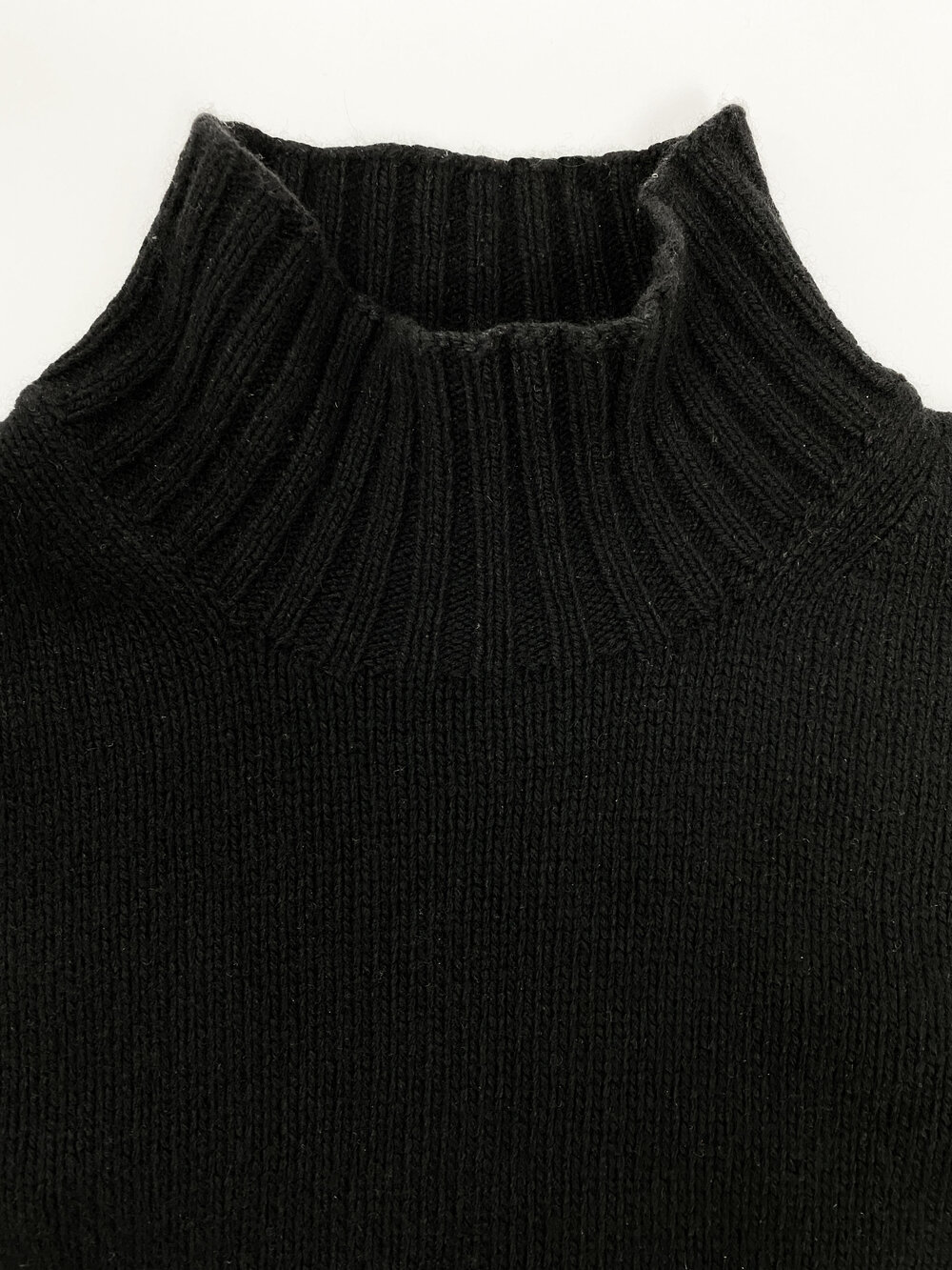 Hermes black cashmere sweater — JAMES VELORIA