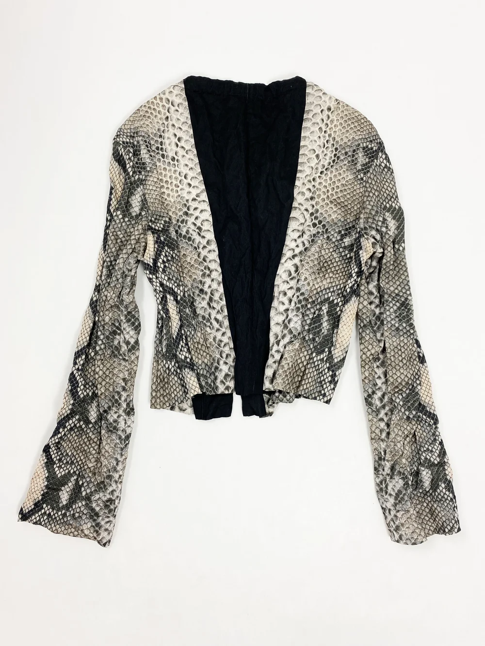 Prada S/S 2009 snake print crinkle jacket — JAMES VELORIA