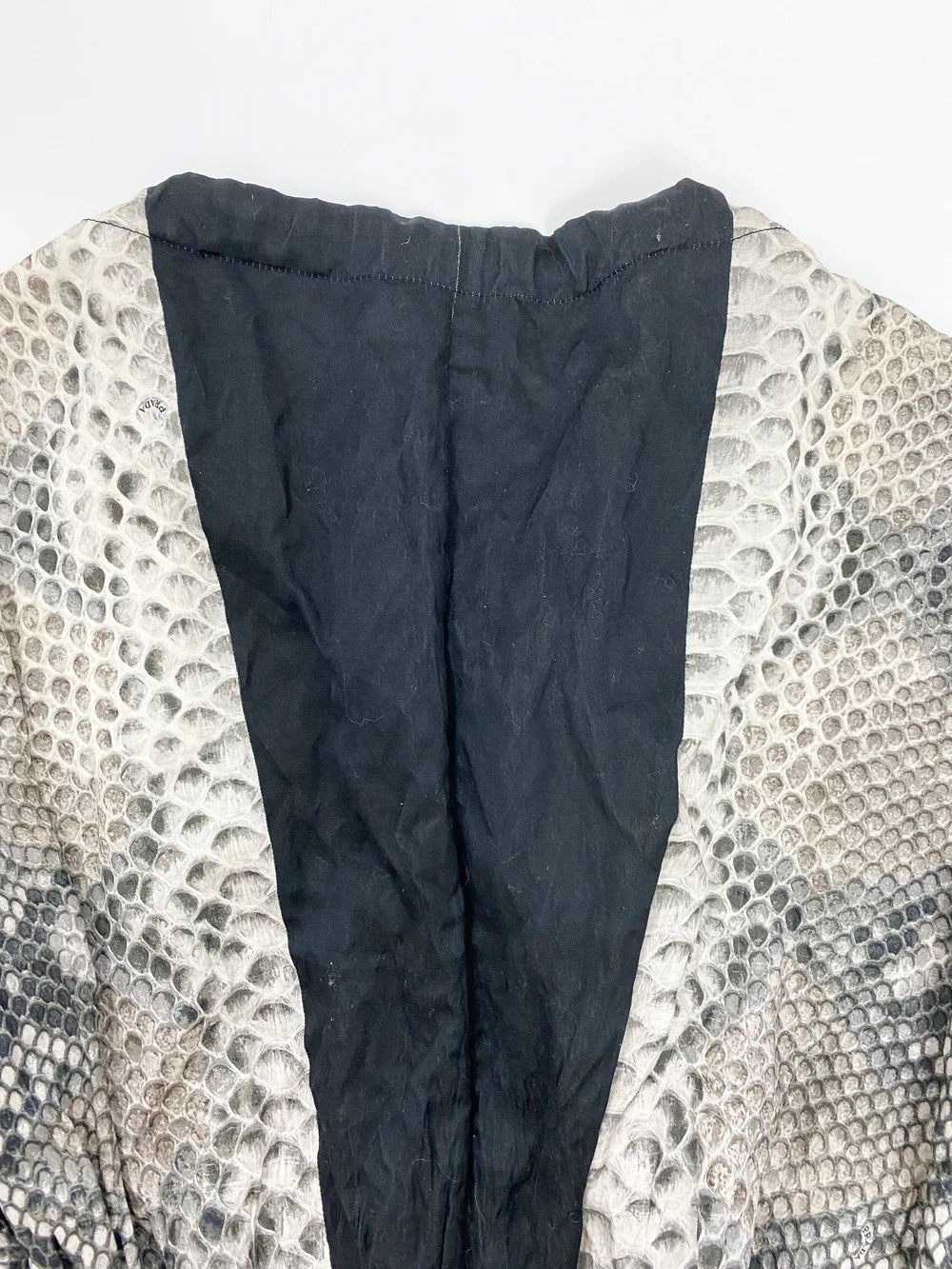 Prada S/S 2009 snake print crinkle jacket — JAMES VELORIA