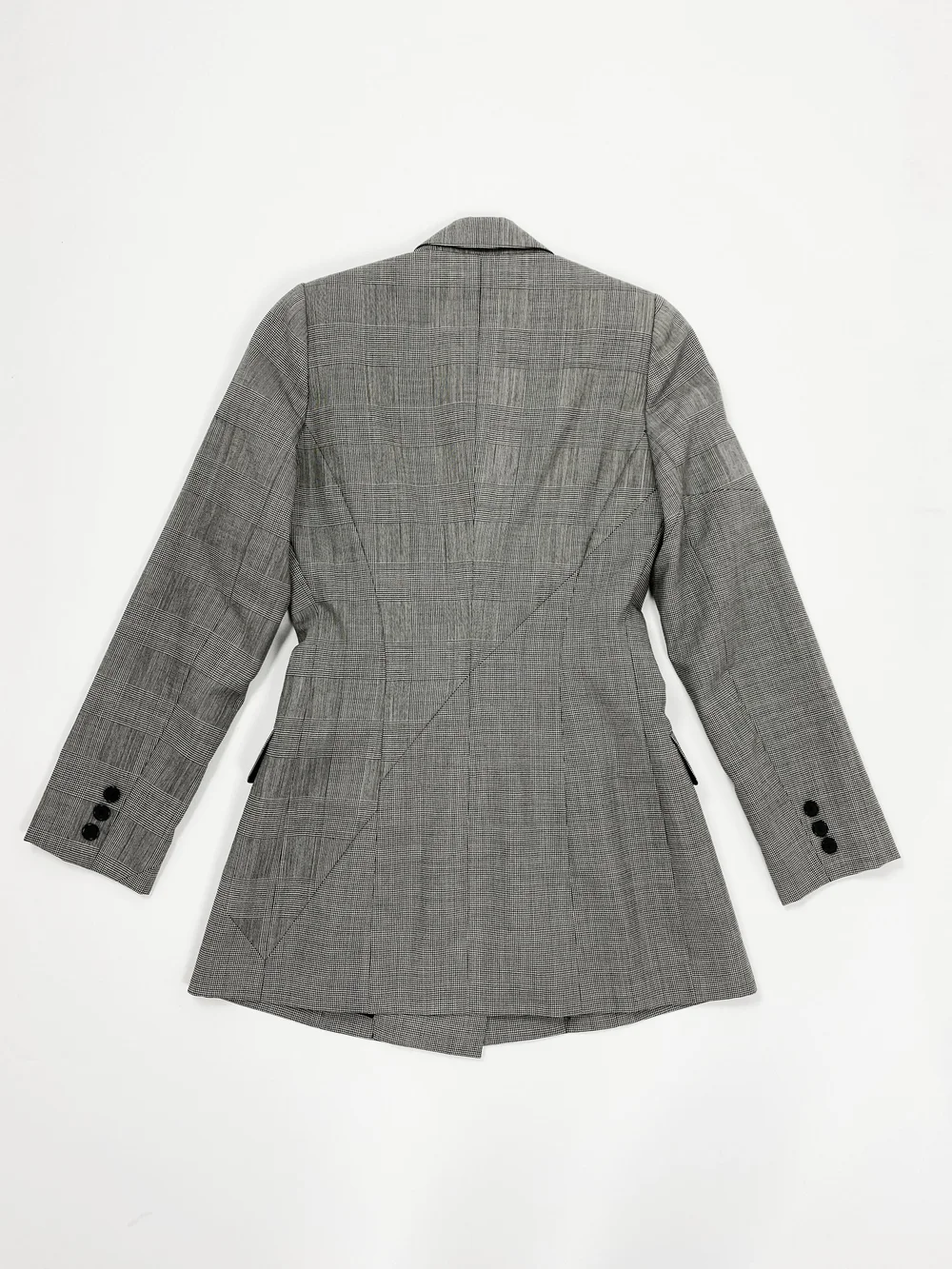 Alexander McQueen S/S 1998 patchwork houndstooth jacket — JAMES