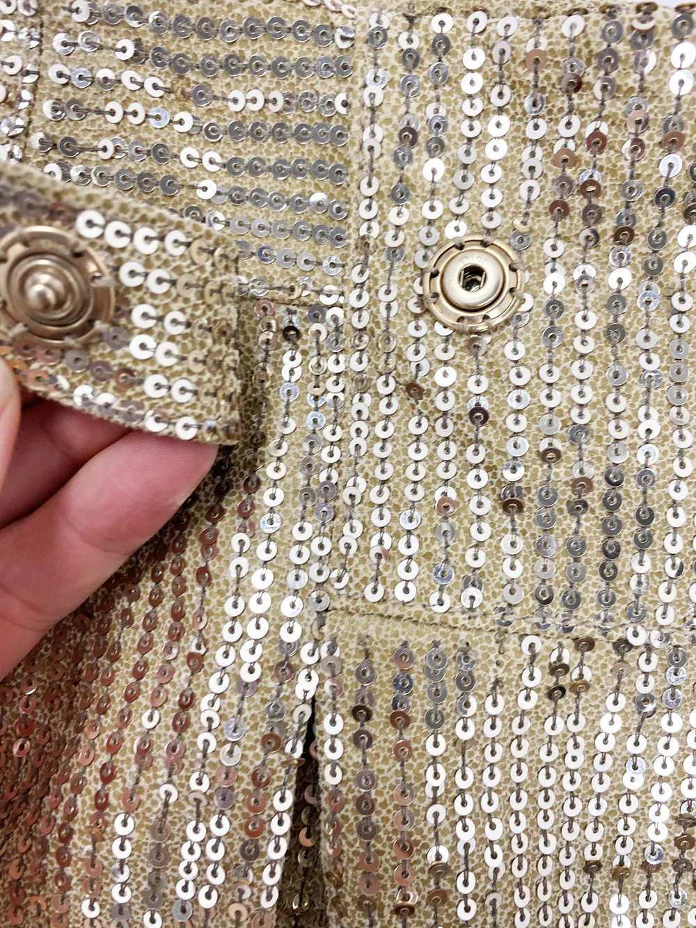 Christian Dior Resort 2007 sequined leather skirt — JAMES VELORIA