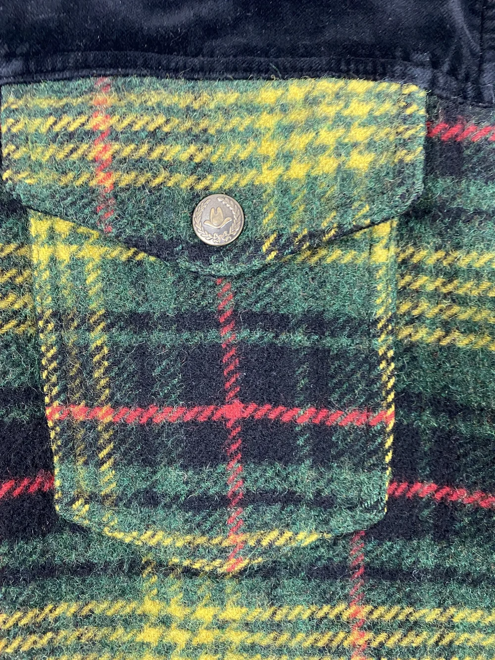 Moschino 90s plaid fringe jacket — JAMES VELORIA