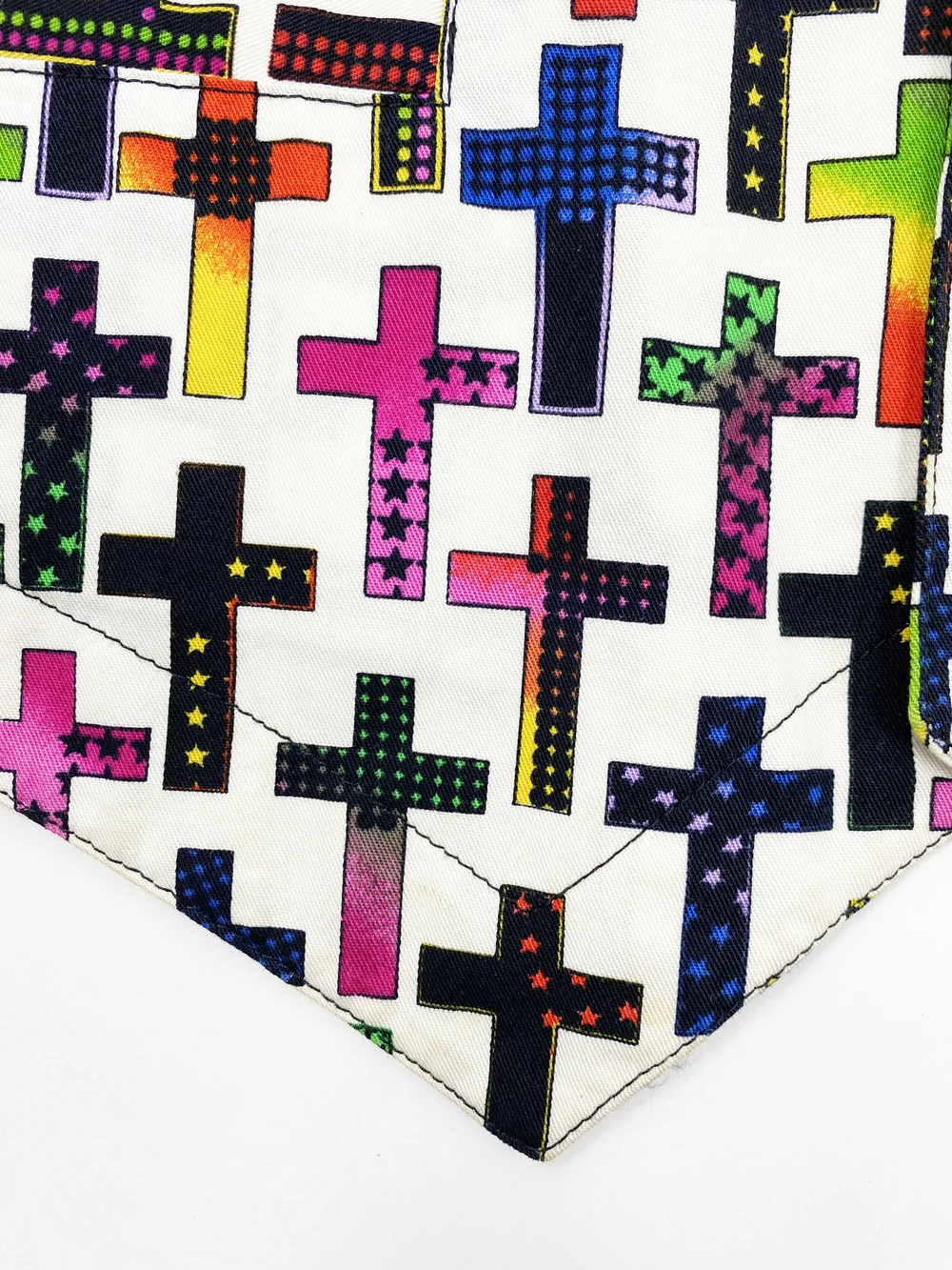 Versace Jeans Couture 90s rainbow cross print vest — JAMES