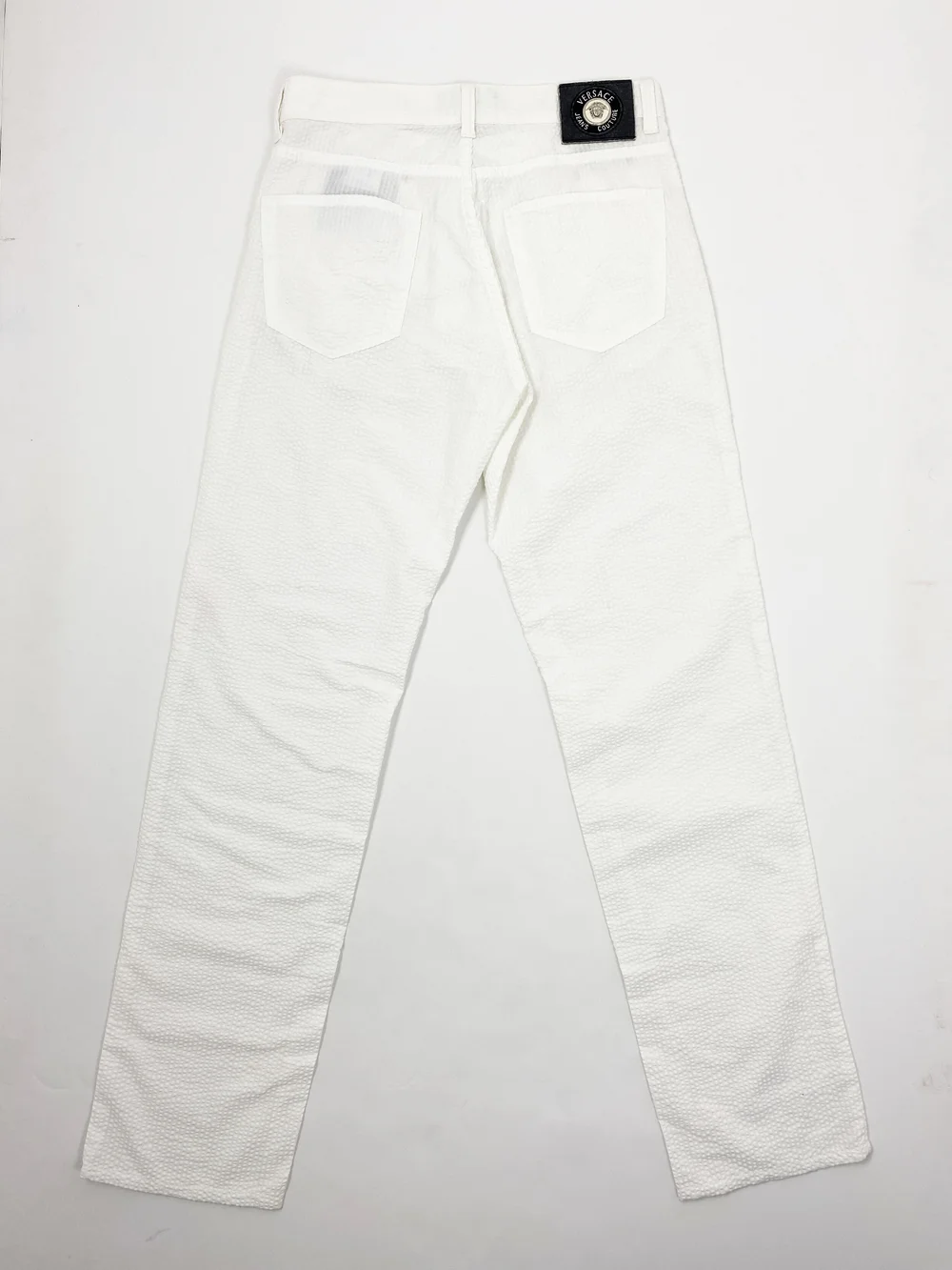 パンツ 90s vintage VERSACE JEANS COUTURE pants New Versace Jeans Couture Vintage 90's Leather Pants! 29 x