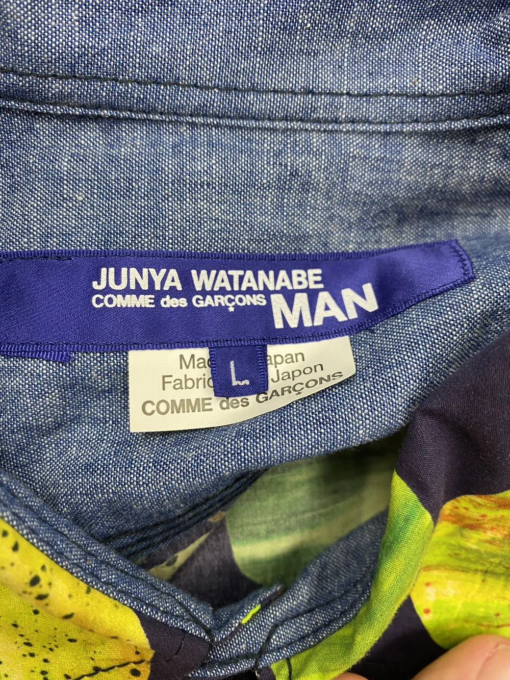 Junya Watanabe Man S/S 2019 fruit print shirt — JAMES VELORIA