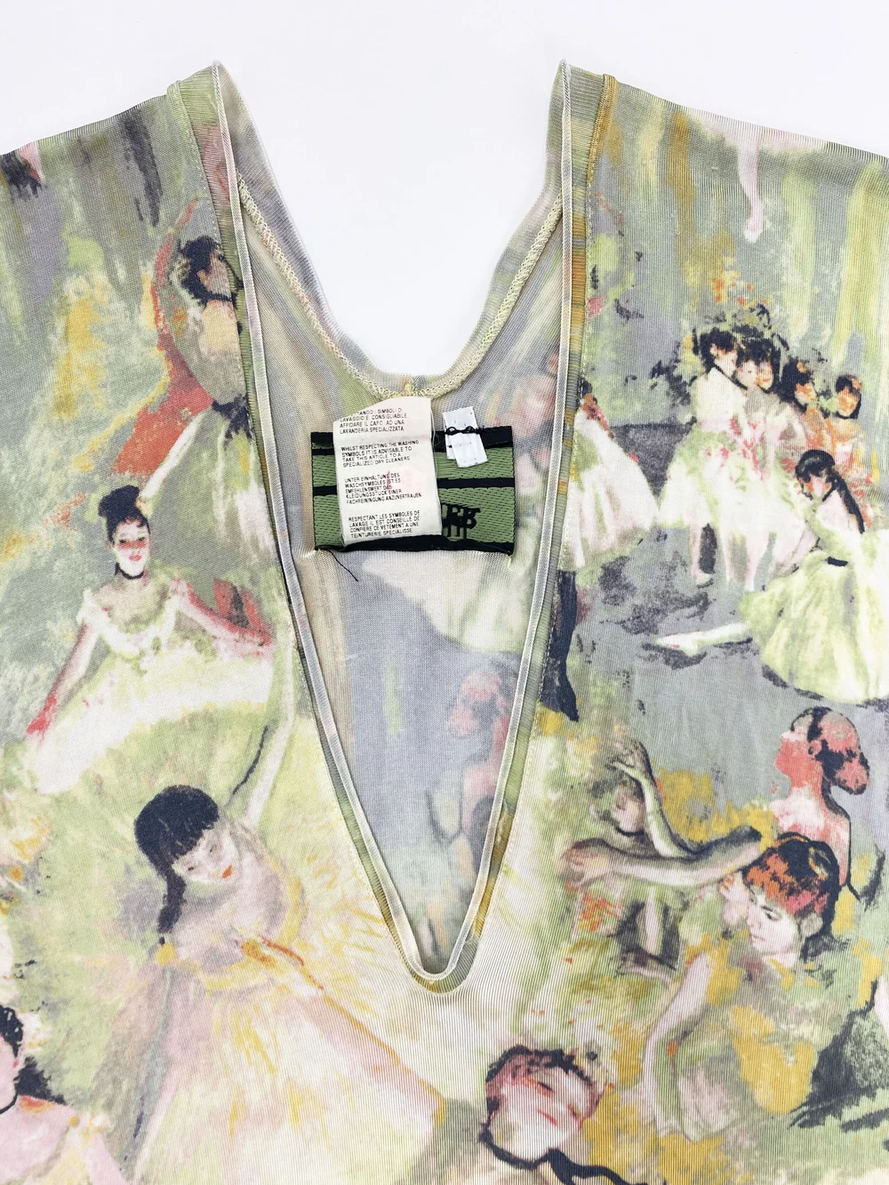 Jean Paul Gaultier Degas ballerina print tunic — JAMES VELORIA