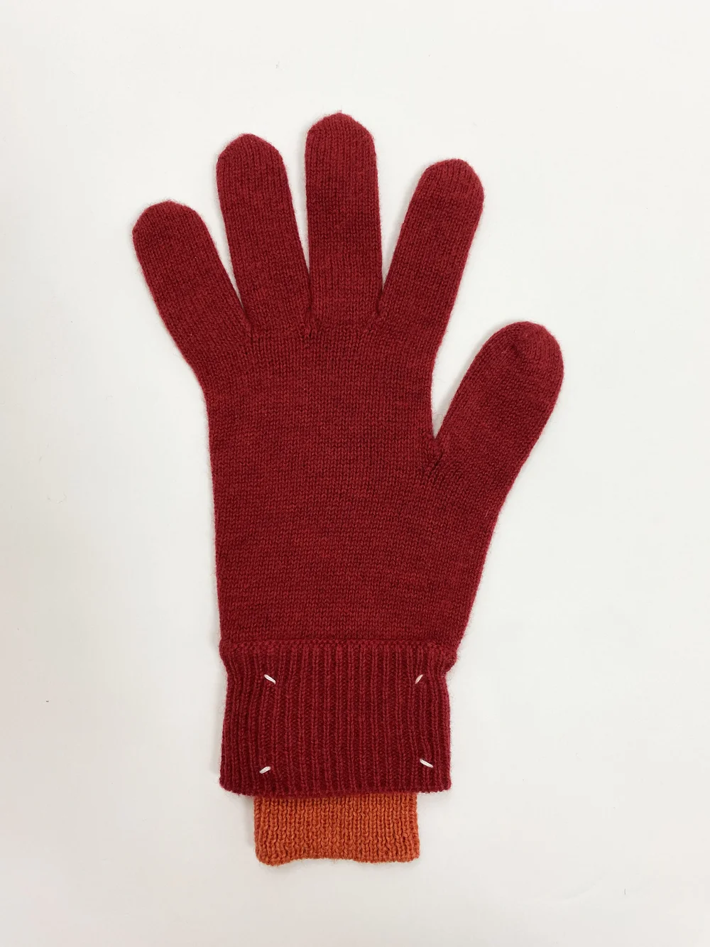 ry　Maison Martin Margielamartinグローブ Maison Martin Margiela 2000s Beige Leather Tabi Gloves