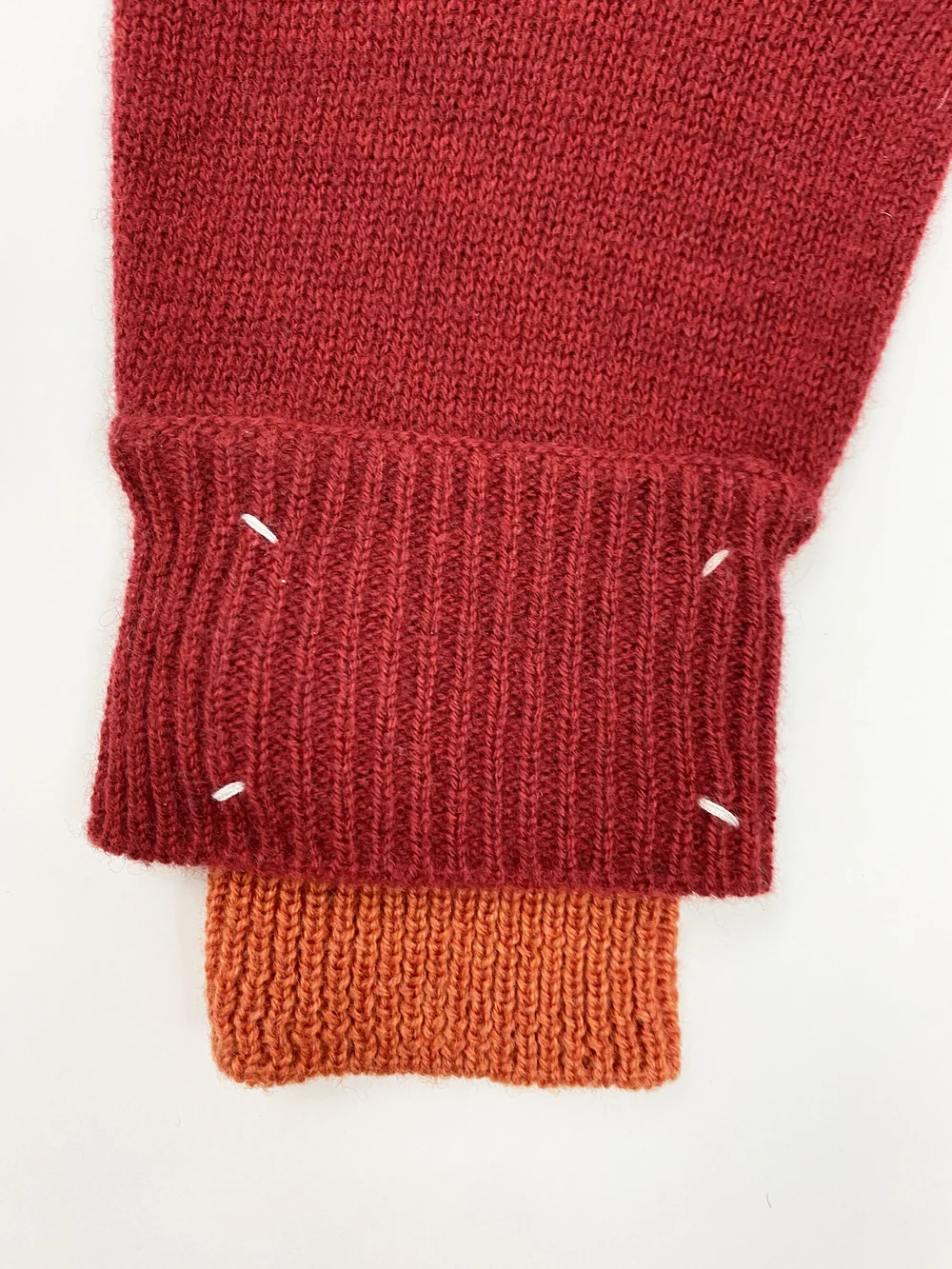 Maison Martin Margiela two-tone gloves — JAMES VELORIA