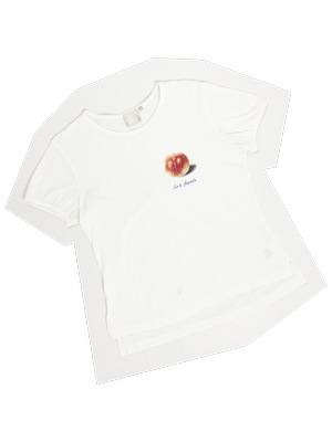 Vivienne Westwood S/S 1997 vive la bagatelle peach t-shirt — JAMES