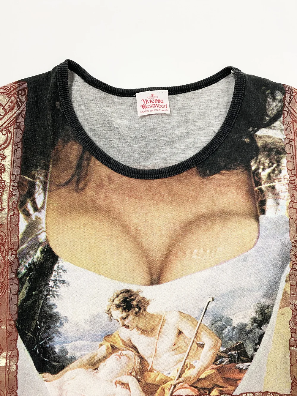 Vivienne Westwood S/S 1992 cleavage print t-shirt — JAMES VELORIA