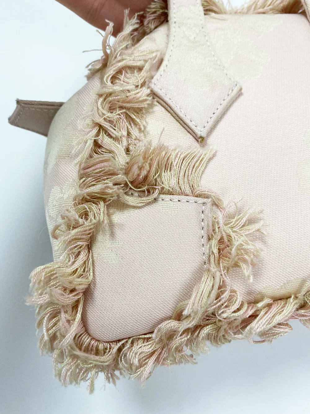Vivienne Westwood pink fringe mini bag — JAMES VELORIA