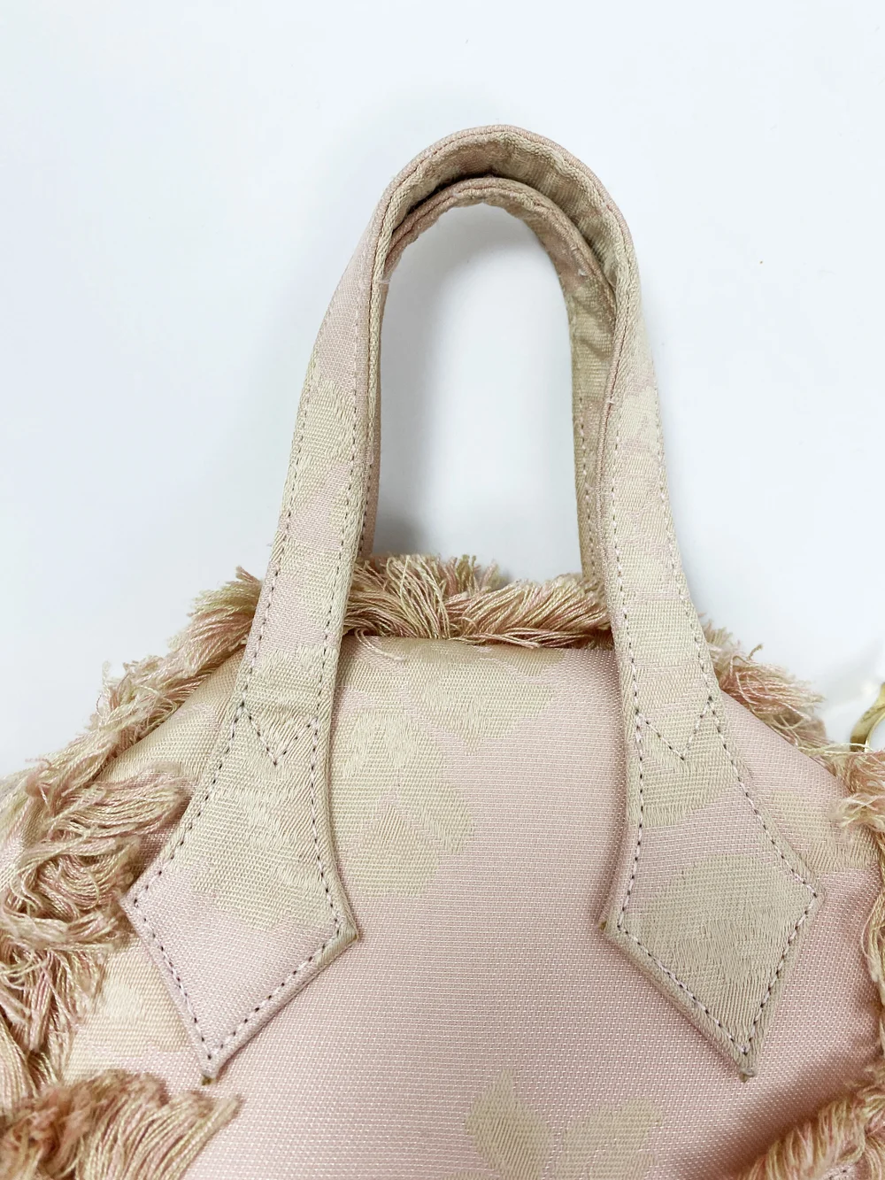 Vivienne Westwood pink fringe mini bag — JAMES VELORIA