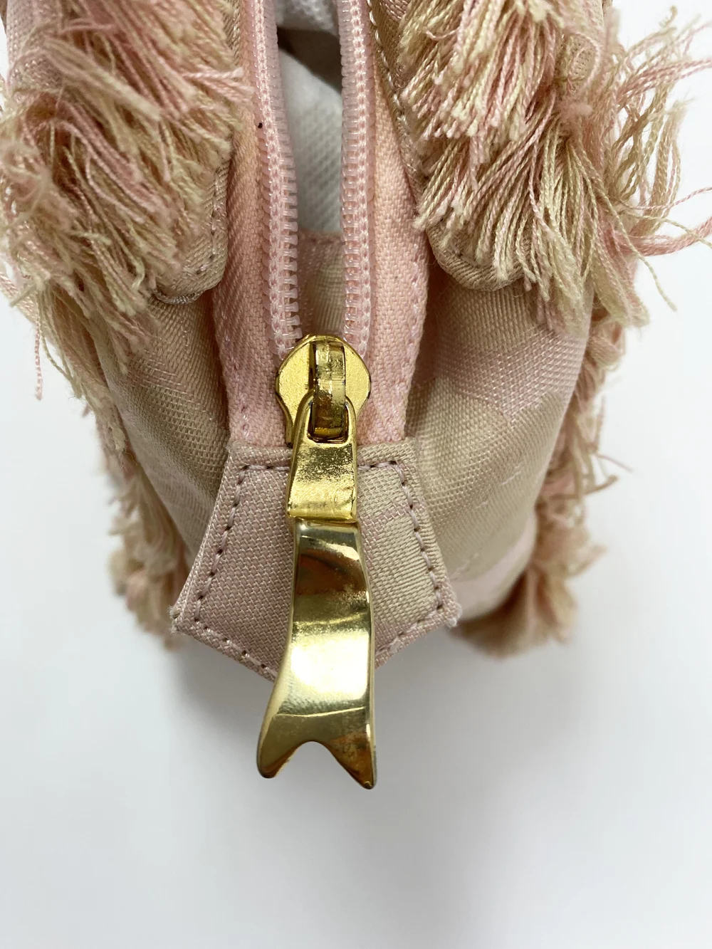 Vivienne Westwood pink fringe mini bag — JAMES VELORIA
