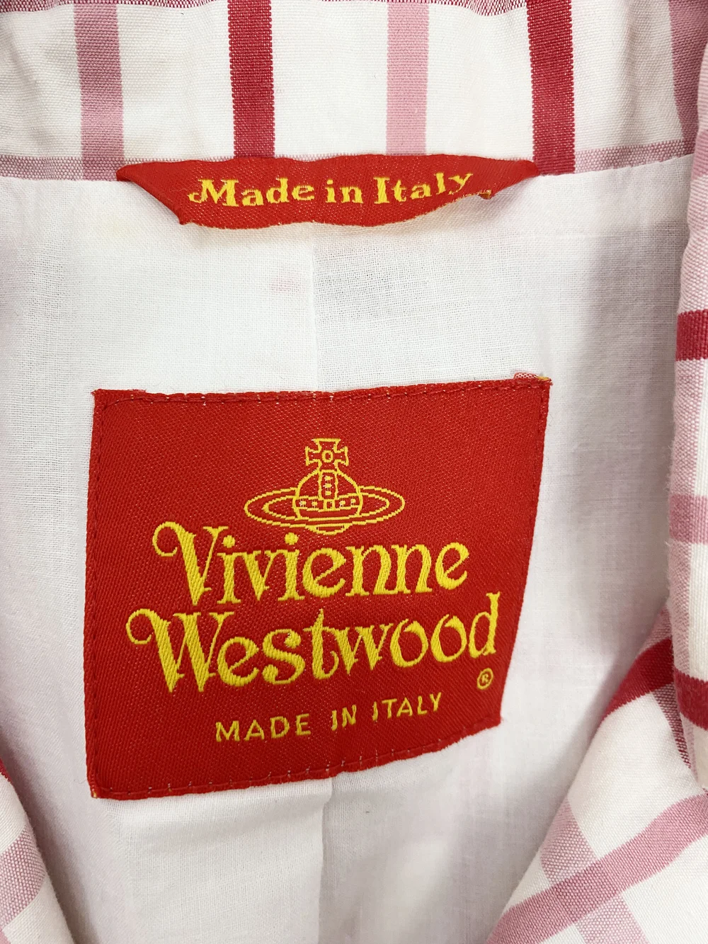 Vivienne Westwood 変形ラグビージャージ RED LABEL Vivienne Westwood 90s red plaid jacket — JAMES VELORIA