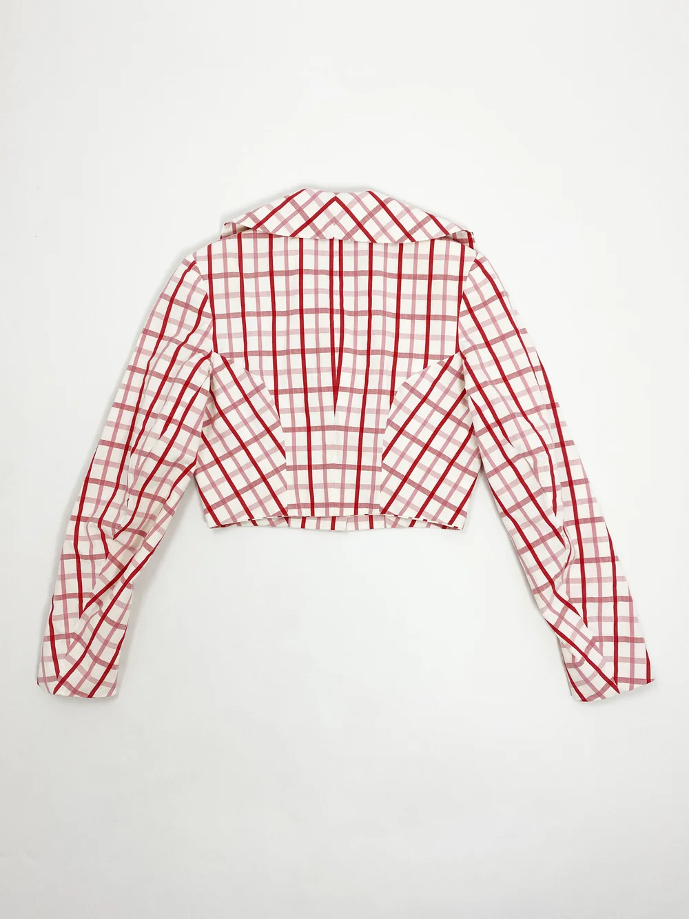 Vivienne Westwood 90s red plaid jacket — JAMES VELORIA