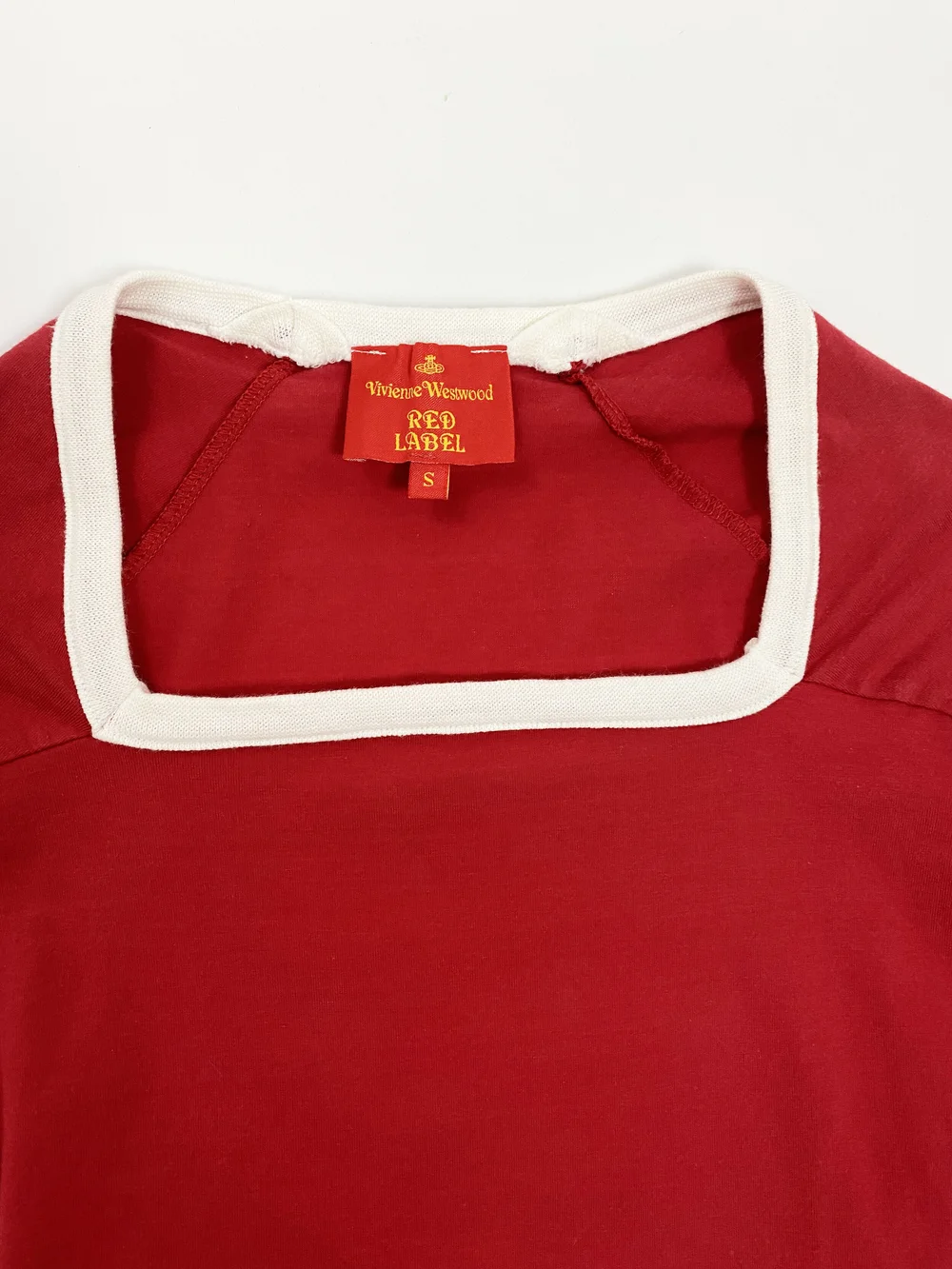 Vivienne Westwood 90s scoop neck top — JAMES VELORIA