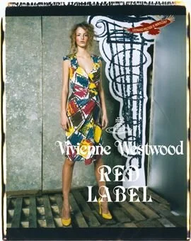 Vivienne Westwood S/S 2007 colorful wrap dress — JAMES VELORIA