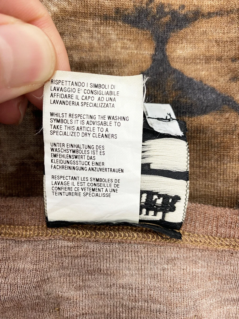 Jean Paul Gaultier lion print knit top — JAMES VELORIA